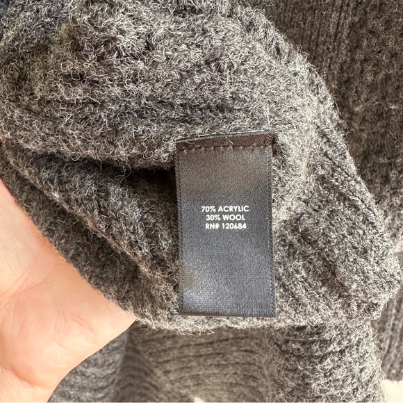 Torrid Gray Knit Open Front Wool Blend Cardigan Women’s Size 2X - Picture 7 of 8